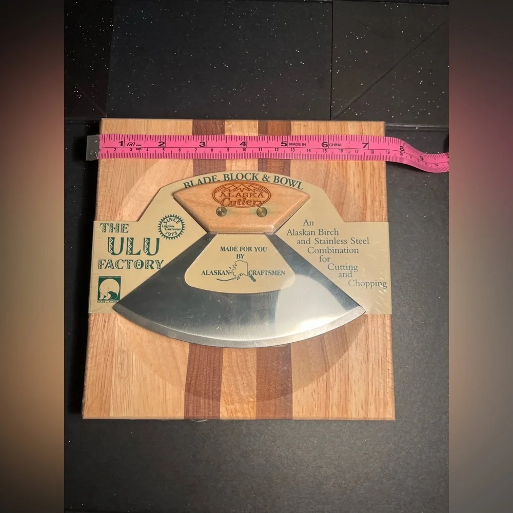 Alaskan Birch and Stainless Steel Knife Set